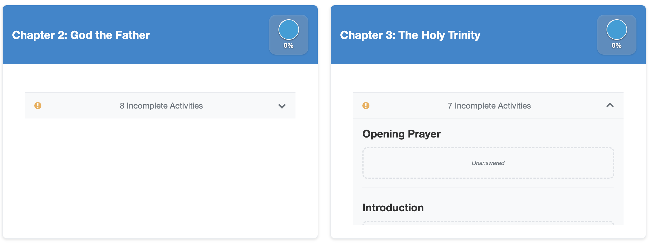 student not complete