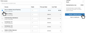 Purchase Course Select